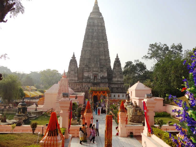 The Mahabodhi Temple in Bodg Gya Bihar